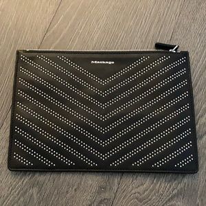 Mackage leather clutch